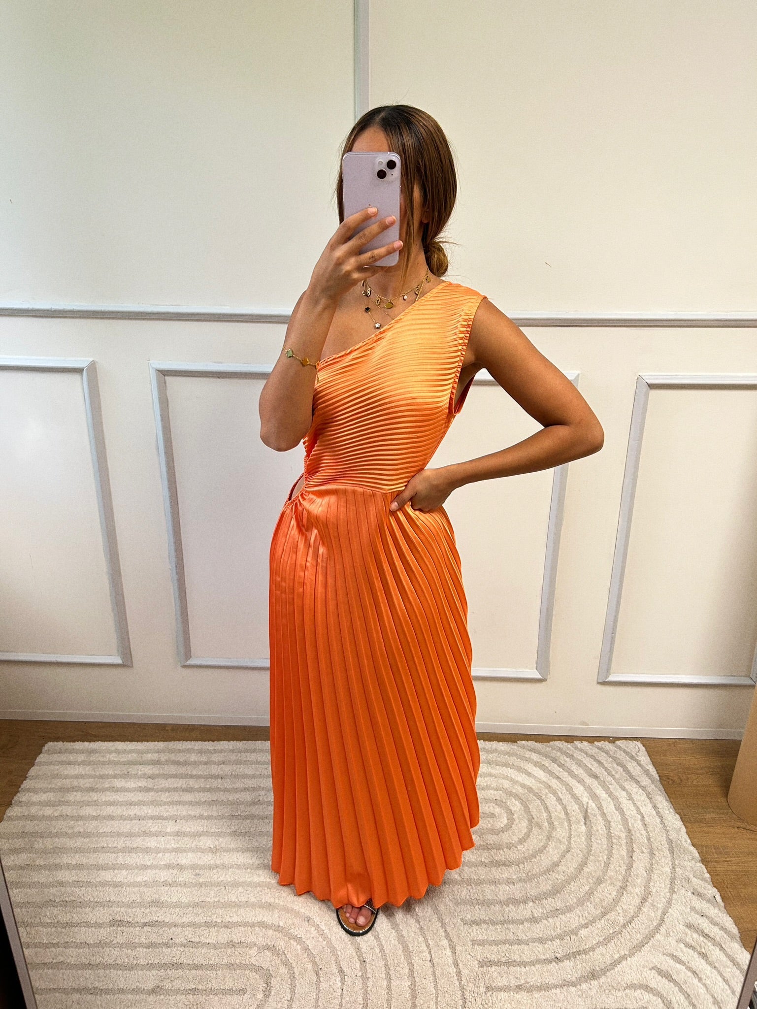 Robe Evantail [ORANGE]